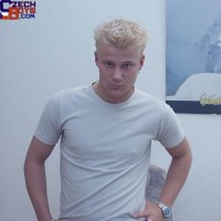 Blond euro twink shows uncut cock - Picture 3