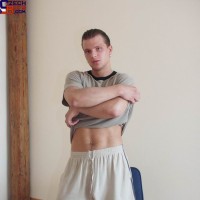 Boy shows uncut cock - Picture 2