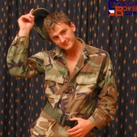 Czech soldier stripping - Picture 6