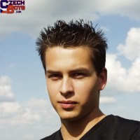Czech boy jerking off outdoors - Picture 1