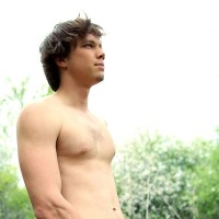 Justin LeBeau jerks off outdoors - Picture 3