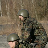 Boy gets punished by two soldiers - Picture 7