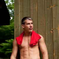 Dominic Valentine posing outdoors - Picture 12