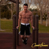 Hot athlete plays with his cock - Picture 2