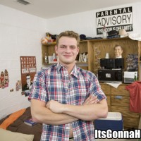College boy gets a monster cock - Picture 2