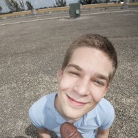 Young guy takes a huge fat cock - Picture 1