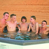 Five boys have sex outdoors - Picture 6