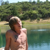 Skyler posing naked outdoors - Picture 13