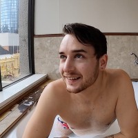 Nate off in the hot tub - Picture 2