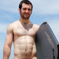 Australian hunk Josh on a beach - Picture 8