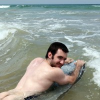 Australian hunk Josh on a beach - Picture 13