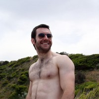 Australian hunk Josh on a beach - Picture 14