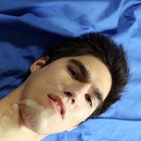 Robbie Price gives himself a cum facial - Picture 14