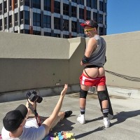 ailey James getting naked on the roof - Picture 15
