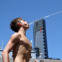 Olly's first time naked outdoors - Picture 13