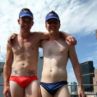 Ryan and Brent naked on the roof - Picture 1