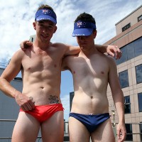 Ryan and Brent naked on the roof - Picture 2