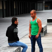 Marco and Alexander Wrestle - Picture 1