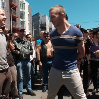 Dude gets fucked in public - Picture 1