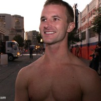 A sexy stud is humiliated and fucked in front of a cheering crowd - Picture 15