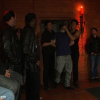 Muscular sub is treated like garbage at a dungeon party - Picture 1