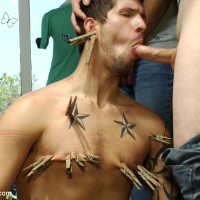 Cocky stud gets gangbanged in a clothing store - Picture 10