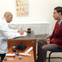 Latino boy Fidel has his medical - Picture 19