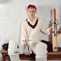 Jacob shows off after the Cricket match - Picture 3
