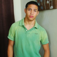 Latino college boy jerks off - Picture 1