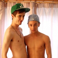 Blond twink sucking - Picture 2