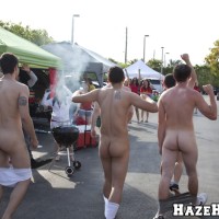 Naked hazing for the boys at this tailgate - Picture 4