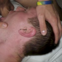 Garrett sucks two uncut cocks - Picture 10