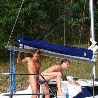 Bareback gay sex on yacht - Picture 2