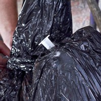 Twink boy cocooned in plastic - Picture 10