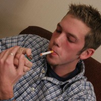 Christian Taylor smoking - Picture 1