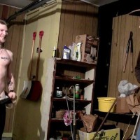 Cowboys Ty and Lee pissing up the garage - Picture 1