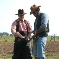 Guy tasting cowboys' dicks - Picture 4