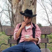 Boy gets fucked by two horny cowboys - Picture 1