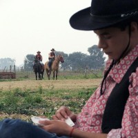 Boy gets fucked by two horny cowboys - Picture 2