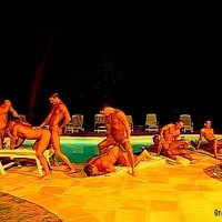 Boat and poolside ass fucking orgy - Picture 13