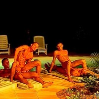 Boat and poolside ass fucking orgy - Picture 14