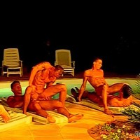 Boat and poolside ass fucking orgy - Picture 17
