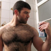 Hairy Ben plays with some milk - Picture 6