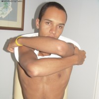 Kevin shows off his cock and balls before cumming on himself - Picture 5