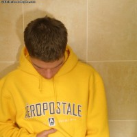Nick strokes his cut dick - Picture 1