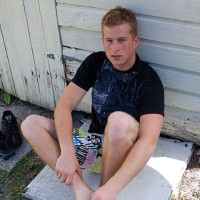 Stu shows off his socks - Picture 27
