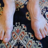 Ridgeway show his feet - Picture 35