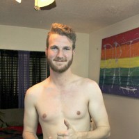 Luke Mason strokes his cock - Picture 3