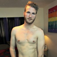 Luke Mason strokes his cock - Picture 6