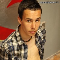Cute boy touching his uncut cock on camera - Picture 16